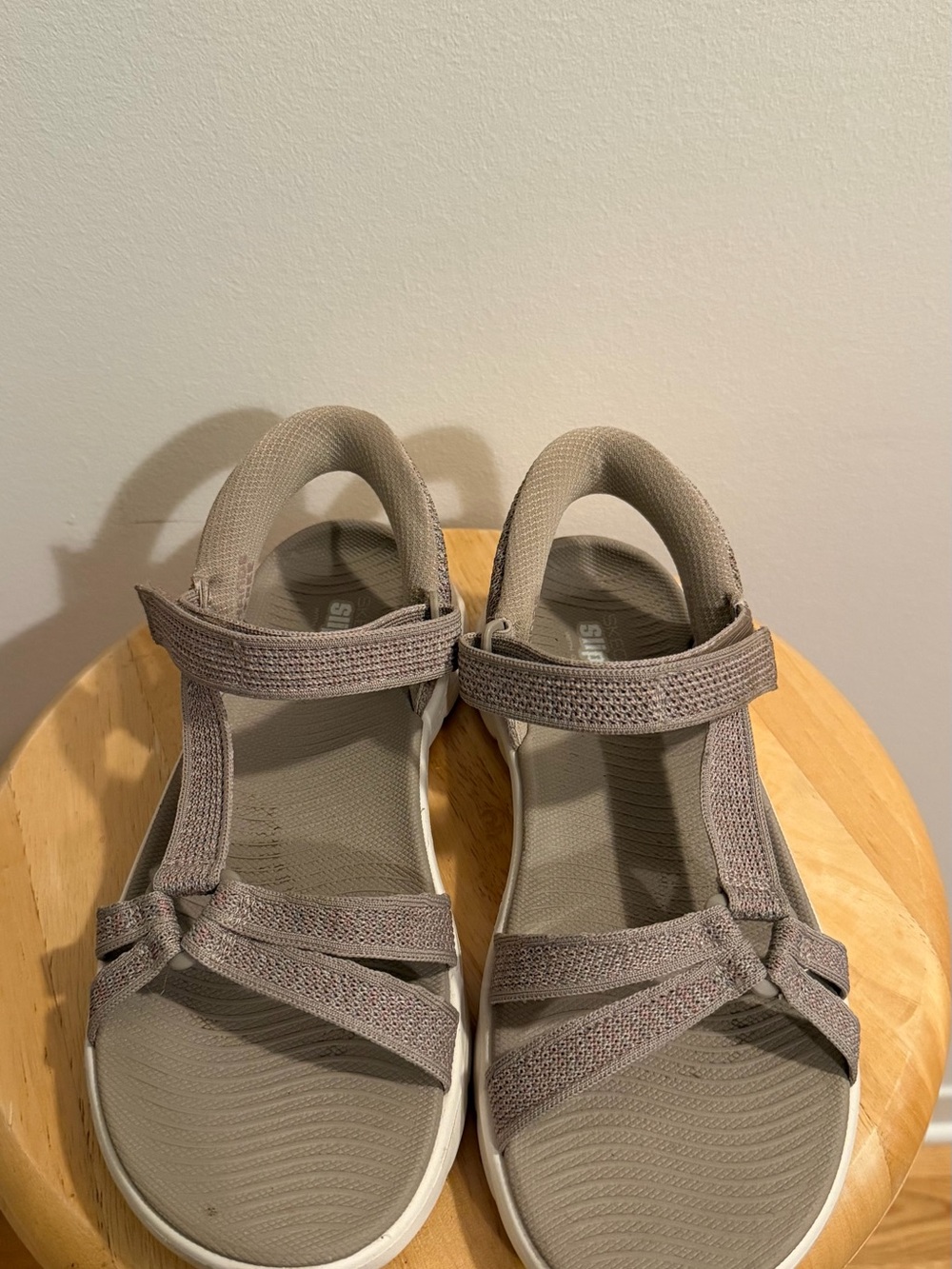 Skechers Taupe Women's Strappy Sandals